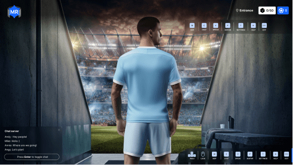 Metaverse Rooms Sports