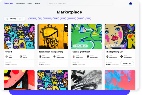 NFT Marketplace for street art