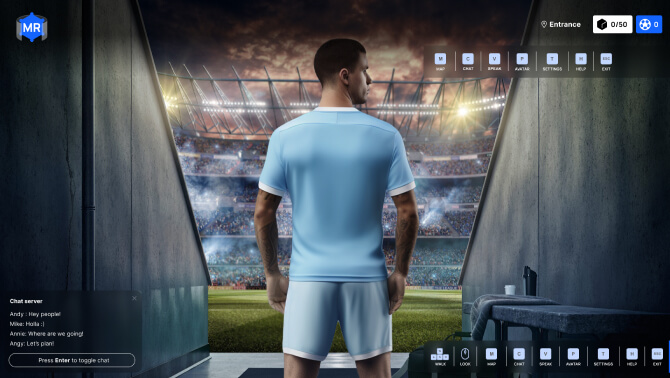 Metaverse Rooms Sports